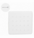 Nariz Plata Barra Brillante 1.2mm Engarzado Blanco