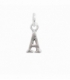 Colgantes Plata Letras 7mm