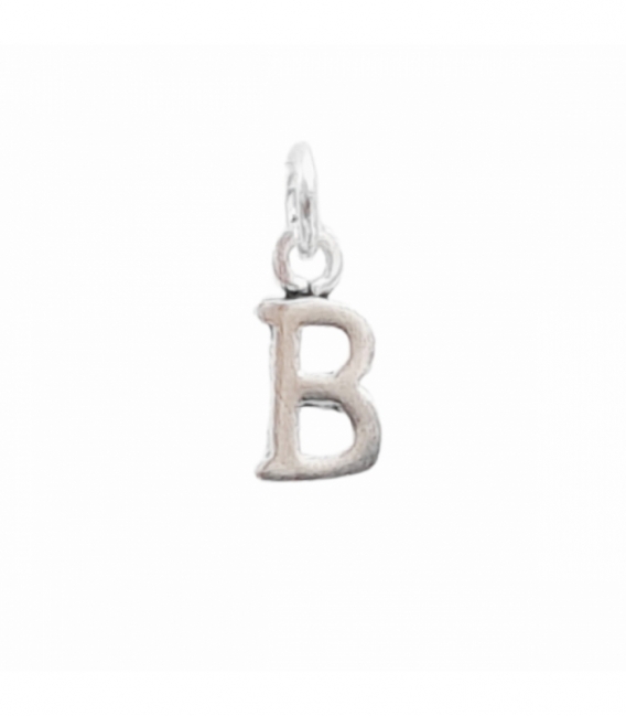 Colgantes Plata Letras 7mm