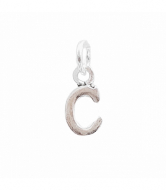 Colgantes Plata Letras 7mm