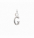 Colgantes Plata Letras 7mm