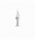 Colgantes Plata Letras 7mm