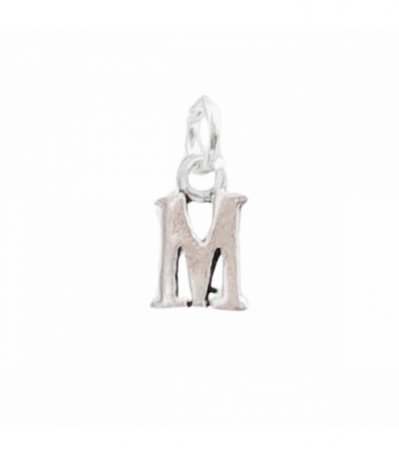Colgantes Plata Letras 7mm