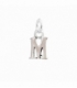 Colgantes Plata Letras 7mm