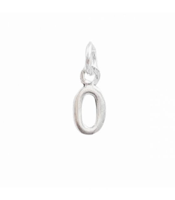 Colgantes Plata Letras 7mm