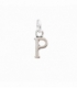 Colgantes Plata Letras 7mm