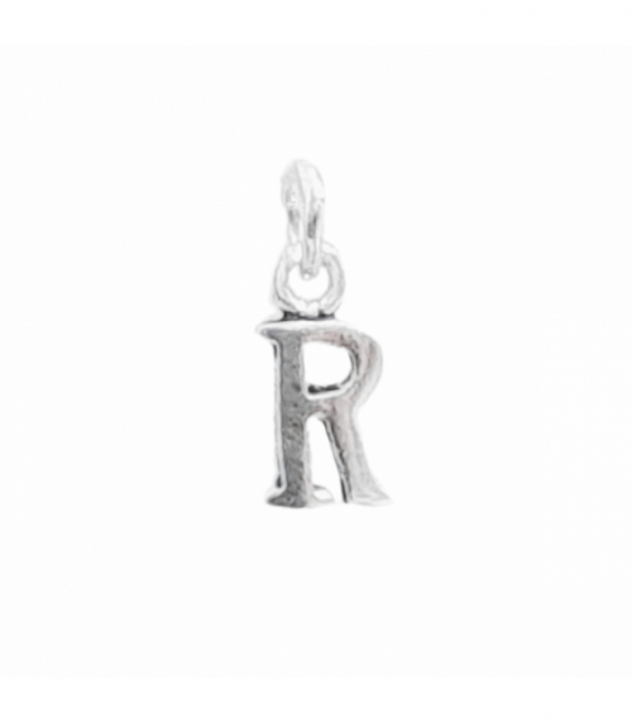 Colgantes Plata Letras 7mm