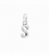 Colgantes Plata Letras 7mm