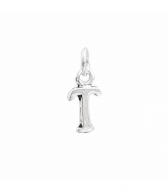 Colgantes Plata Letras 7mm