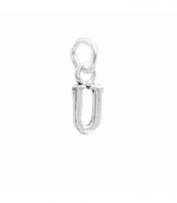 Colgantes Plata Letras 7mm