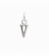 Colgantes Plata Letras 7mm