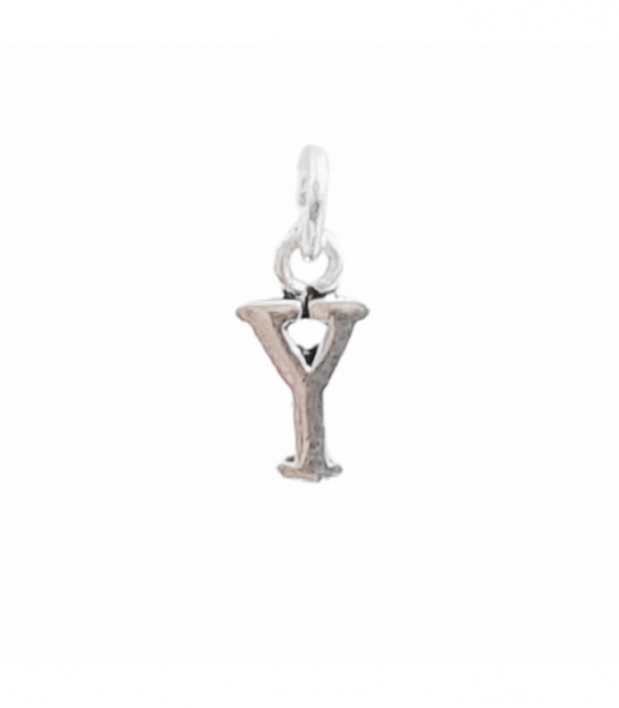 Colgantes Plata Letras 7mm