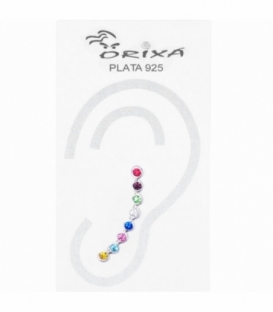 Boucles d'oreilles Grimpeur Argent Zirconium Prix Paire
