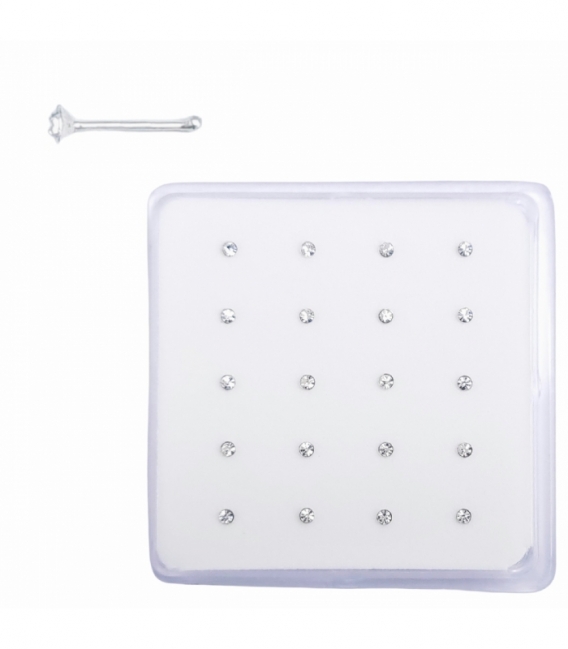 Nariz Plata Bola Brillante 1.5mm