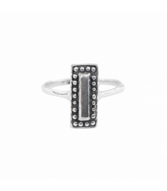 Anillo Plata Barra