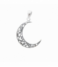 Pendentif Argent Lune 22mm