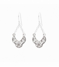 Pendiente Plata Filigranas. Precio Par
