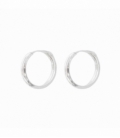 Aro Plata Liso Media Caña 10 X 2mm