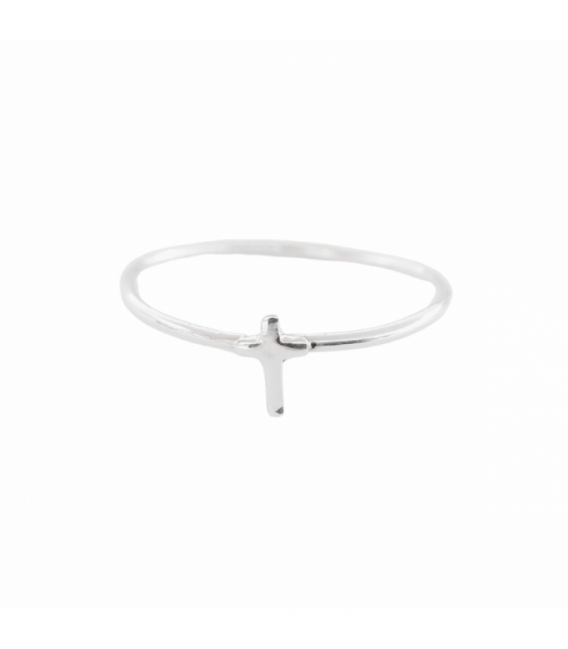 Anillo Plata Cruz 125