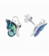 Pendiente Plata Mariposa Minerales Precio Par