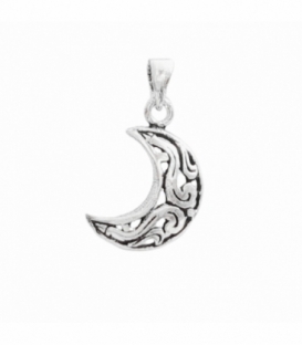 Colgante Plata Luna 15mm