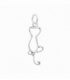 Colgante Plata Gato 18mm
