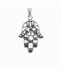 Pendentif Argent Main Fatima 22mm