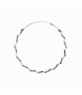 Aro Plata Labrado 45 X 1.5mm Precio Par