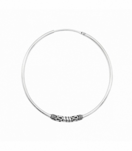 Aro Plata Labrado 45 X 1.5mm Precio Par