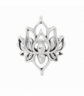 Anillo Plata Flor Loto