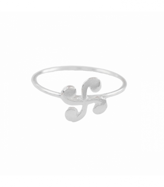Anillo Plata Lauburu
