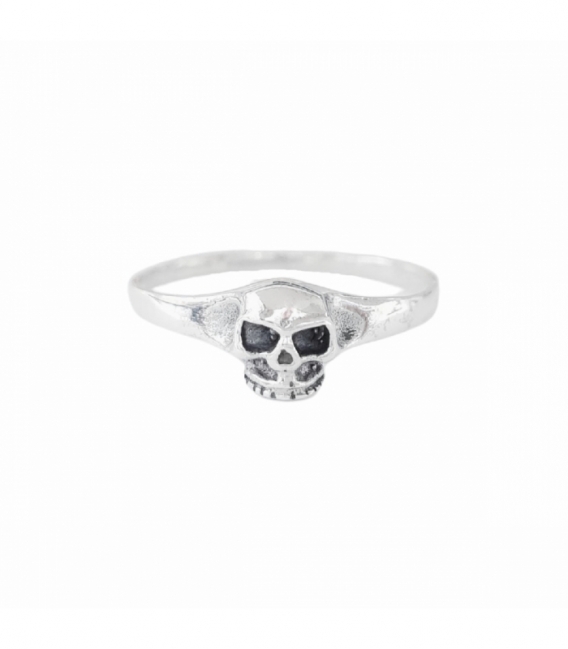Bague Argent Crâne
