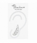 Pendiente PlataTrepador Ala de Angel 18mm Precio Par