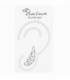 Pendiente PlataTrepador Ala de Angel 18mm Precio Par