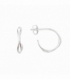 Aro Plata Hilos Trenzados 14mm Precio Par