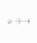 Pendiente Plata Corazon 4mm Precio Par
