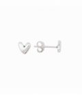 Pendiente Plata Corazon 6mm Precio Par