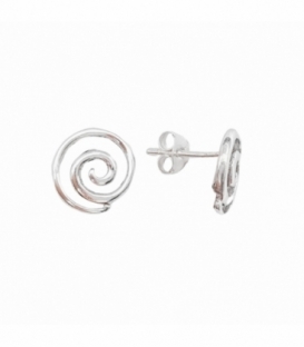Pendiente Plata Espiral Ø11mm Precio Par