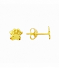 Boucles d'oreilles Argent Patte de Chien Recouverte Prix Paire
