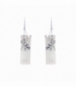 Pendiente Plata Libelula Nacar 26mm Precio Par