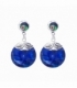 Pendiente Plata Abalon 30mm Precio Par