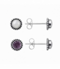 Pendiente Plata Vieja Ø7.5mm Precio Par