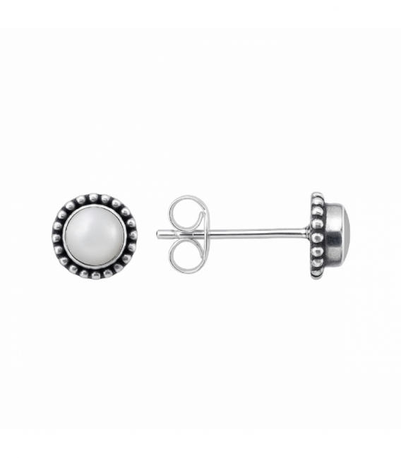 Pendiente Plata Vieja Ø7.5mm Precio Par