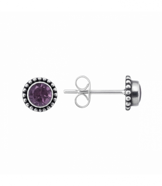 Pendiente Plata Vieja Ø7.5mm Precio Par