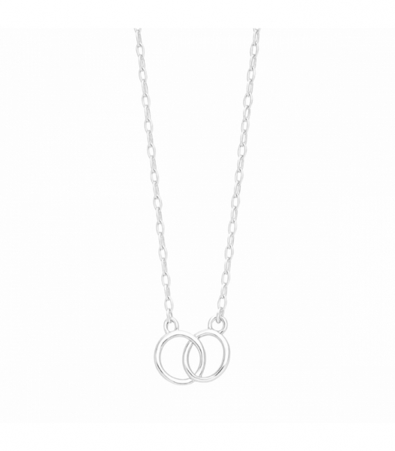 Collier Argent Karma 40+3,5cm