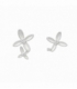 Pendiente Plata Flores Circonita 12mm Precio Par