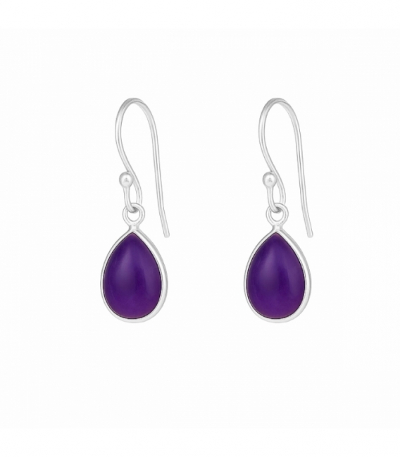 Boucles d'oreilles Argent Minéraux Déchirure 12mm Prix paire