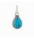 Colgante Plata Lagrima Piedra 18.6mm