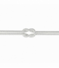Bracelet Arngent Noeud Chaîne Coréenne 15+3cm
