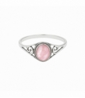 Anillo Plata Nacar Rosa